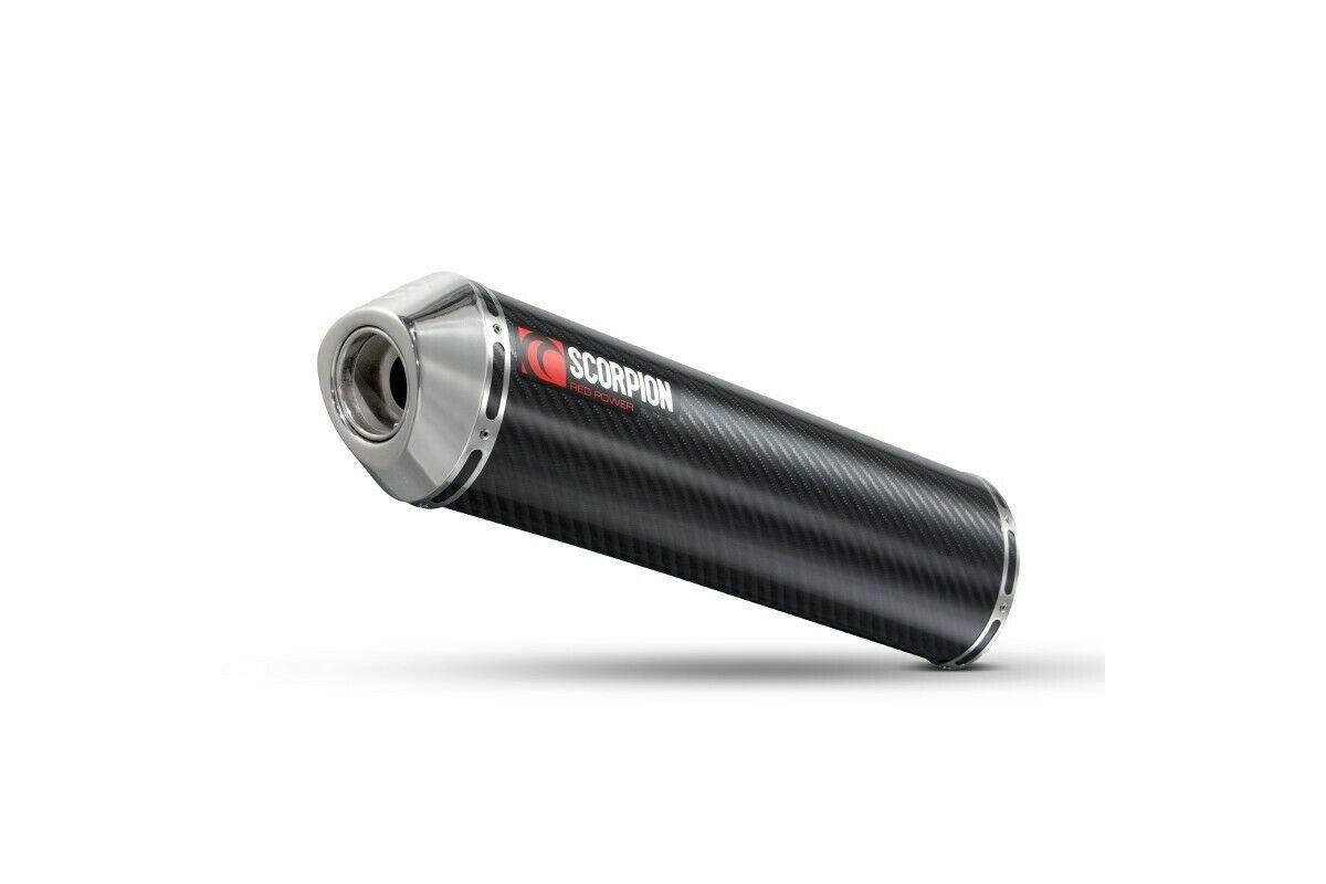 Scorpion Exhaust Oval Slip-on Carbon Fibre Suzuki GSF 600 /650 Bandit 2000-06