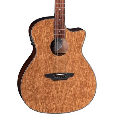 Luna Guitars Gypsy Eucalyptus Grand Concert Acoustic-Electric Guitar Natural