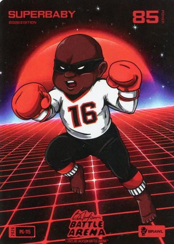 2026 Bo Jackson Battle Arena Superbaby Rafael Devers Brawl Power Glove Sp PG-115