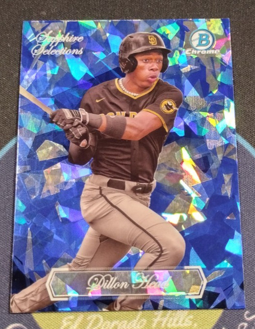 2023 Bowman Draft #SS-17 Dillon Head Chrome Sapphire Selections SP Casehit
