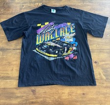 Rusty Wallace NASCAR Miller Racing Men  s Large  Vintage