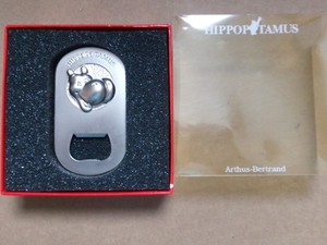 Arthus Bertrand Hippopotamaus Bottle Opener MIB