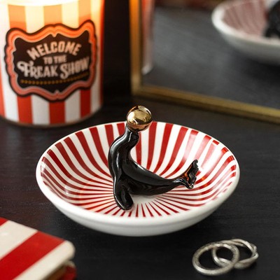 Circus Seal Trinket Dish - Keramik Schmuckschale mit Seehund