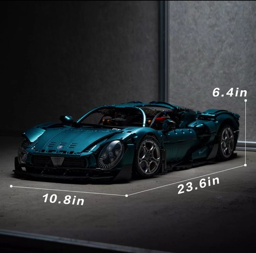Raceforge Sports Car Building Set,1:8 Scale Model Sports Technic Car,Adult Co... - Picture 6 of 6