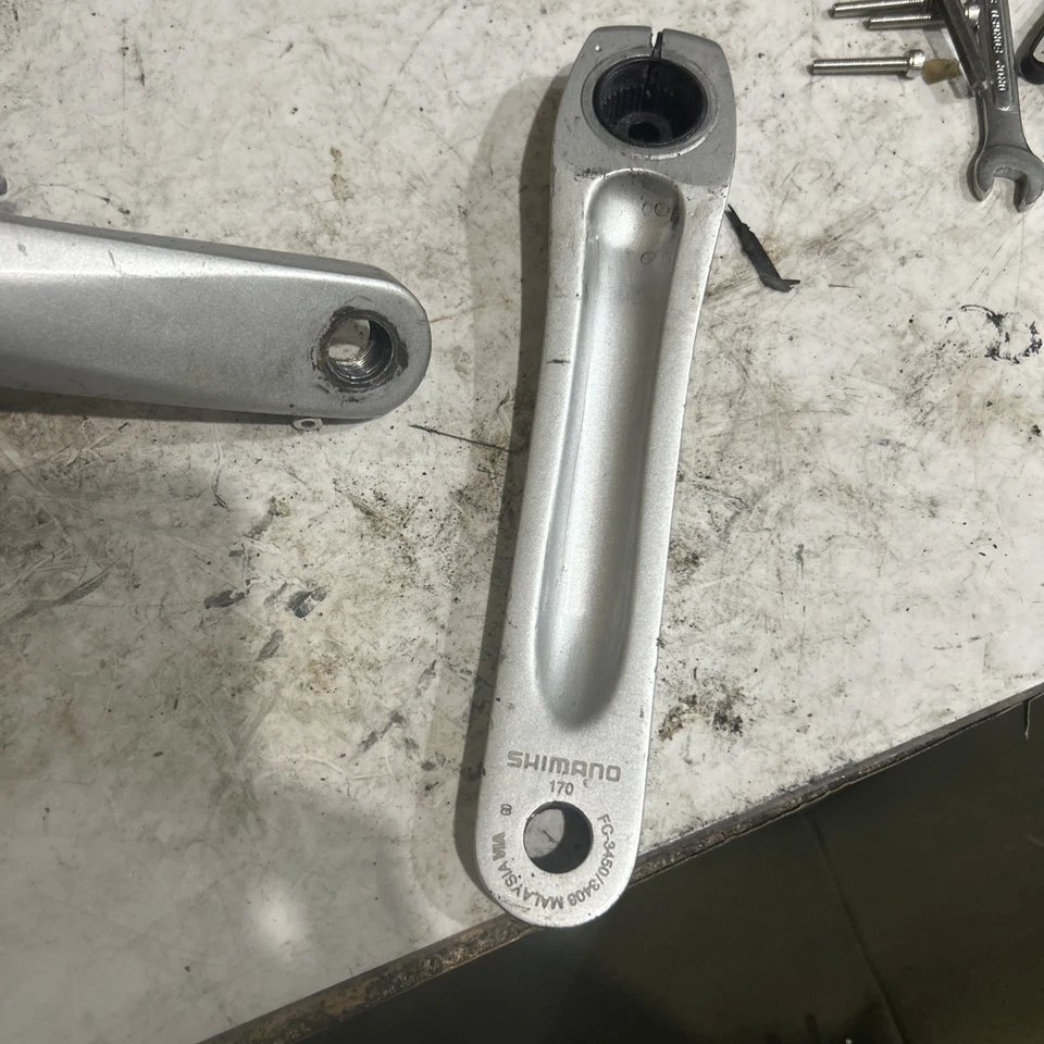 Shimano Sora FC-3450 8/9 Speed 34-50t Chainset - 170mm - Silver - Image 3 of 4