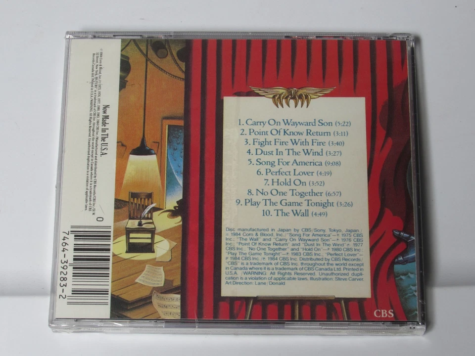 Kansas - The Best of Greatest Hits NEW/SEALED (CD) Digitally Mastered + FREE - Image 2 of 3