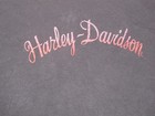 Harley Davidson Women's L Black Red Full Zip Top Shirt Biker Phoenix or Angel — photo 5