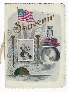 1900 01 Ness County Kansas Snyder Public School Teacher Souvenir Patriotic