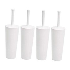 Toilet Brush and Holder Set - 4-pack