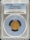 1909 VDB Lincoln Cent VF Details PCGS (#PA47078294)