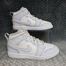 Nike Air Jordan 1 Mid Cobalt Bliss Ps Basketball Sneakers Shoes Size 2Y