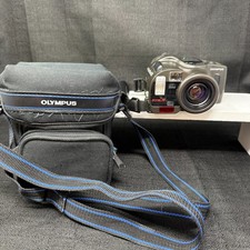 Olympus Infinity SuperZoom 330 38-105mm Lens 35mm Film Camera Tested w/ Case