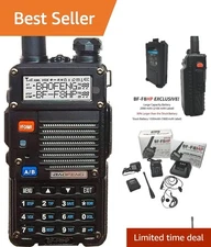Upgrade to BF-F8HP 8W Dual Band Two-Way Radio Kit - Waterproof & User Friendly
