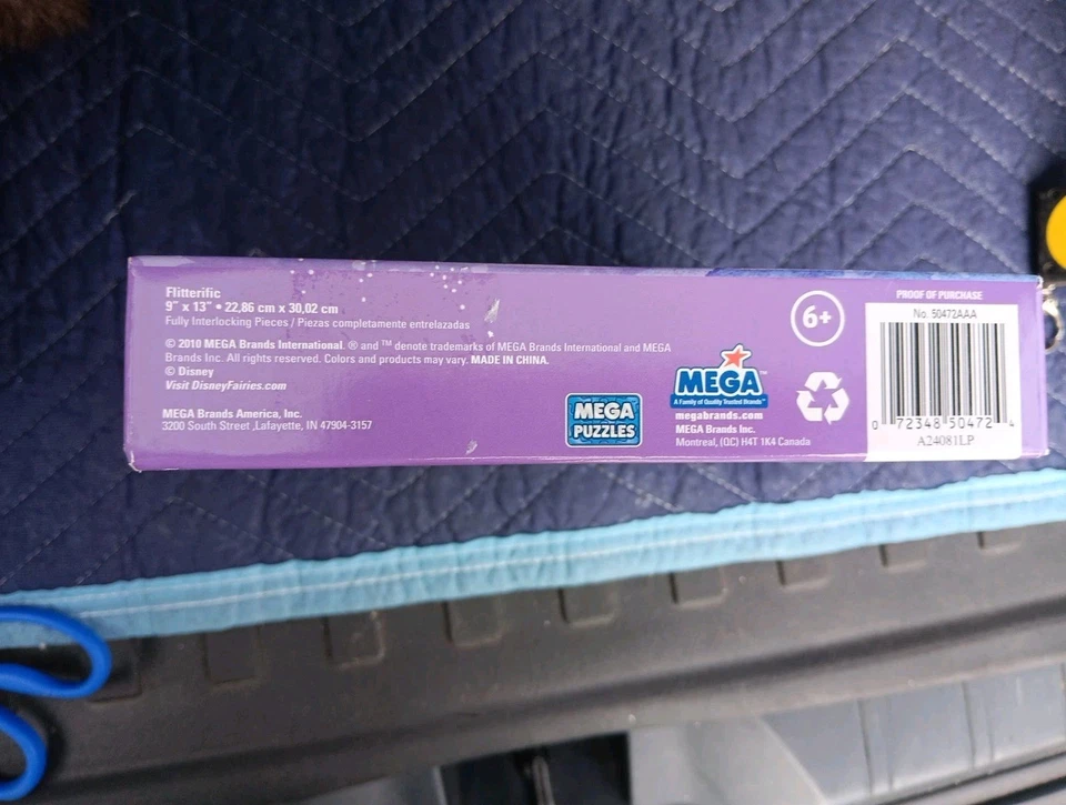 Mega Puzzles A24081LP "FLITTERIFIC" Disney Fairies 200 Piezas Puzzle Nuevo Precintado Foto 4 de 4