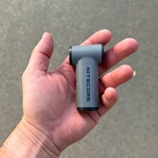 Nitecore NEF NANO grau &ndash; Mini-Handventilator mit Akku, 5 Stufen & USB-C