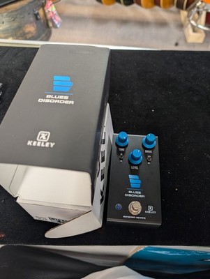 Used Keeley Blues Disorder Overdrive and Distortion Guitar Effects Pedal