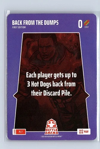 2024 Bo Jackson Battle Arena Play Card SP #PL-7 Back from the Dumps