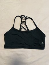 PrAna, Women  s Small, Black, Strappy Back, Low Impact, Sports Bra