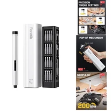 E1 Max Precision Electric Screwdriver - Magnetic Case & Powerful 200 RPM Motor