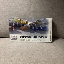 Winsor  Newton Winton Oil Colour Paint Set, Ten 21ml Tubes