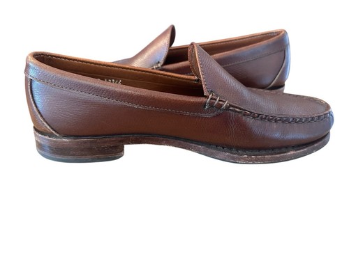Zapatos Allen Edmonds Sanibel Chile Marrón Guijarro Cuero 9.5 D - Imagen 5 de 12