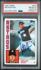 1984 Topps #470 Nolan Ryan signed auto card PSA DNA 8 10