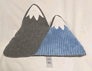 Levtex Baby Mountain Bear Decorative Pillow Blue Grey Nursery Gray/Blue 20×12