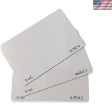 100 pcs 26 Bit Proximity CR80 Cards Weigand Prox Blank Printable Swipe Cards ...