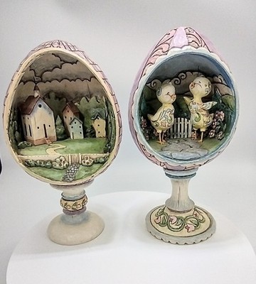 2 Jim Shore Easter Egg Hatched Just in Time For Spring Small Town Big Blessings