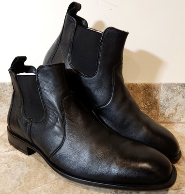 Lloyd | Men's Classic Chelsea Black Leather Germany Ankle Boots Size 8 AMAZING  