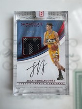 2016 IMMACULATE /25 Juancho Hernangómez RC SNEAKER AUTO Thick Panini Seal Hustle