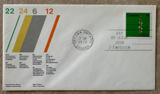 Canada FDC SC# 583p 1972 Geography SN cover , GT2 tagged, large  2  cancelation