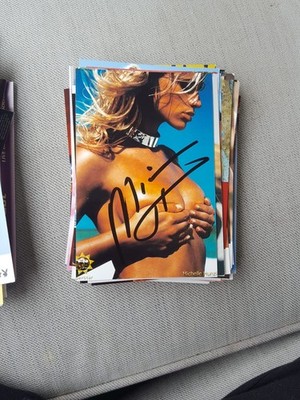 MICHELLE HUNZIKER, original signed FOTO in 10x15 cm SEXY EROTIK