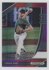 2020 Panini Prizm Draft Picks Red & Purple Hyper Prizm Tekoah Roby #PDP86 0d1w