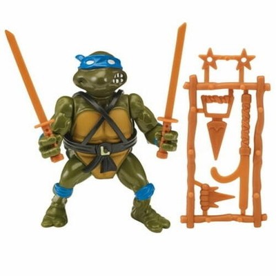 Teenage Mutant Ninja Turtles Classic Basic Leonardo Action Figure Set  4 Pieces