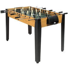 48" Competition Sized Wooden Soccer Foosball Table Adults Kids Home Recreation