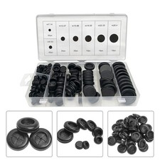 Convenient Assorted Rubber Grommets for Wire Protection 185pcs in Total