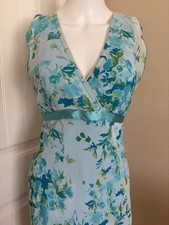 Beautiful Vintage Y2K Blue Floral Fairy Dress