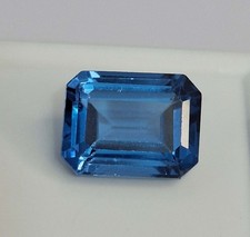 Sapphire Natural Emerald Cut Blue Colour 5-7 Ct Certified Loose Gemstone TQ074