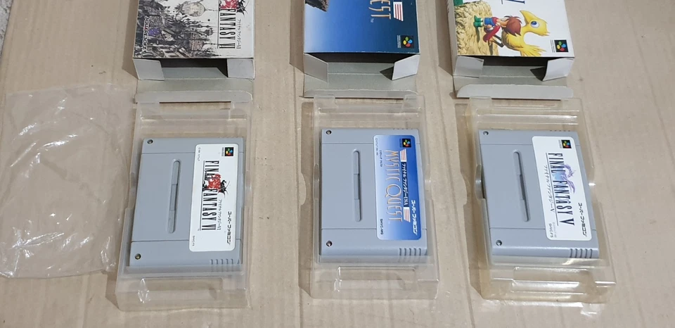 Super Famicom NTSC J SNES Japan Mystic Quest, Final Fantasy V & VI Boxed 1992 - Image 2 of 4