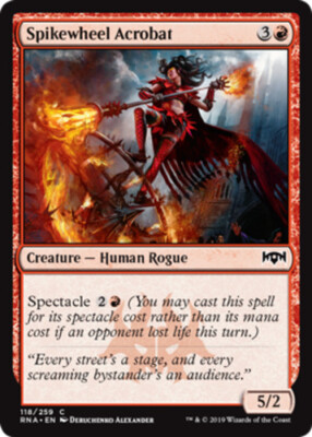 Spikewheel Acrobat - Foil x4 - Ravnica Allegiance - NM-Mint, English - Ravnica A