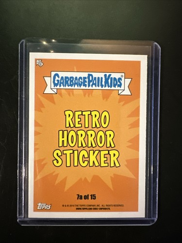 2019 Garbage Pail Kids REVENGE The HORROR-IBLE GREEN 7a KINGSTON KONG GPK - Picture 2 of 2