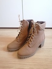 Quanticlo Scarponcini Invernali Imbottiti Stivali Da Donna Beige