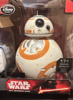 Star Wars BB-8 Astromech Droid toy  17+ sound effects 9.5'' Disney Store Mint