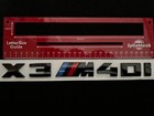 For BMW X3 M40i BADGE IN GLOSS BLACK