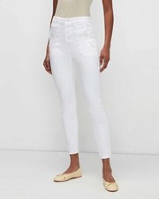 7 For All Mankind Women's Slim Illusion Portia Jeans Size 26 NWT White High Rise