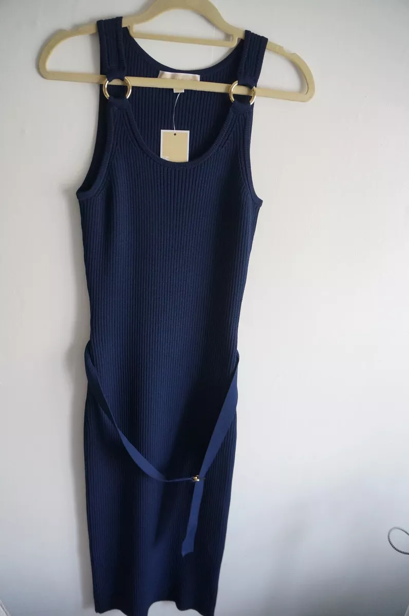 Michael Kors Ribbed Stretch Dress size UK S RRP. 235.00 eBay