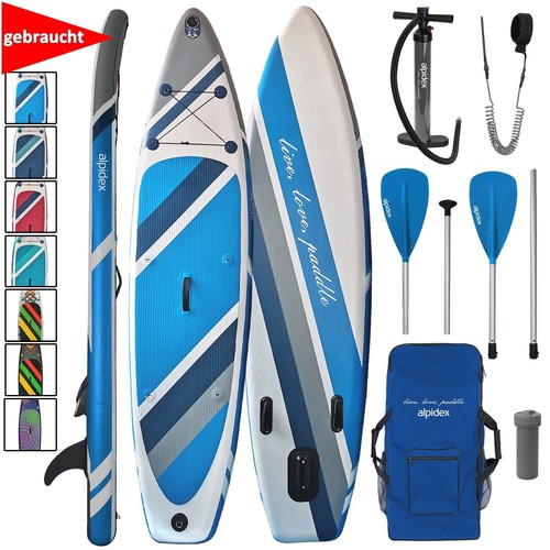 GEBRAUCHT * Komplettset ALPIDEX Stand Up Paddle Board SUP 320 [16162