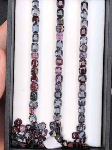 Natural Cut 59.60 Carat MultiColor Burma Spinel Faceted Loose Gemstone For Jewel - Picture 2 of 2