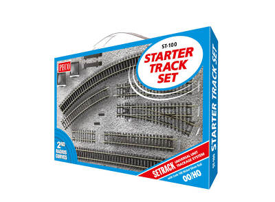 Peco HO Code 100 Starter Track Set, 17.25in Radius ST-100